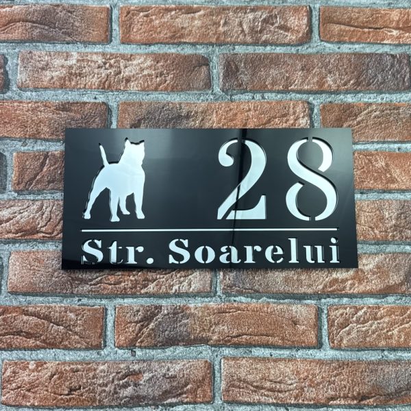 Numar casa personalizat WildDog