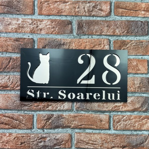 Numar casa personalizat ShadowCat