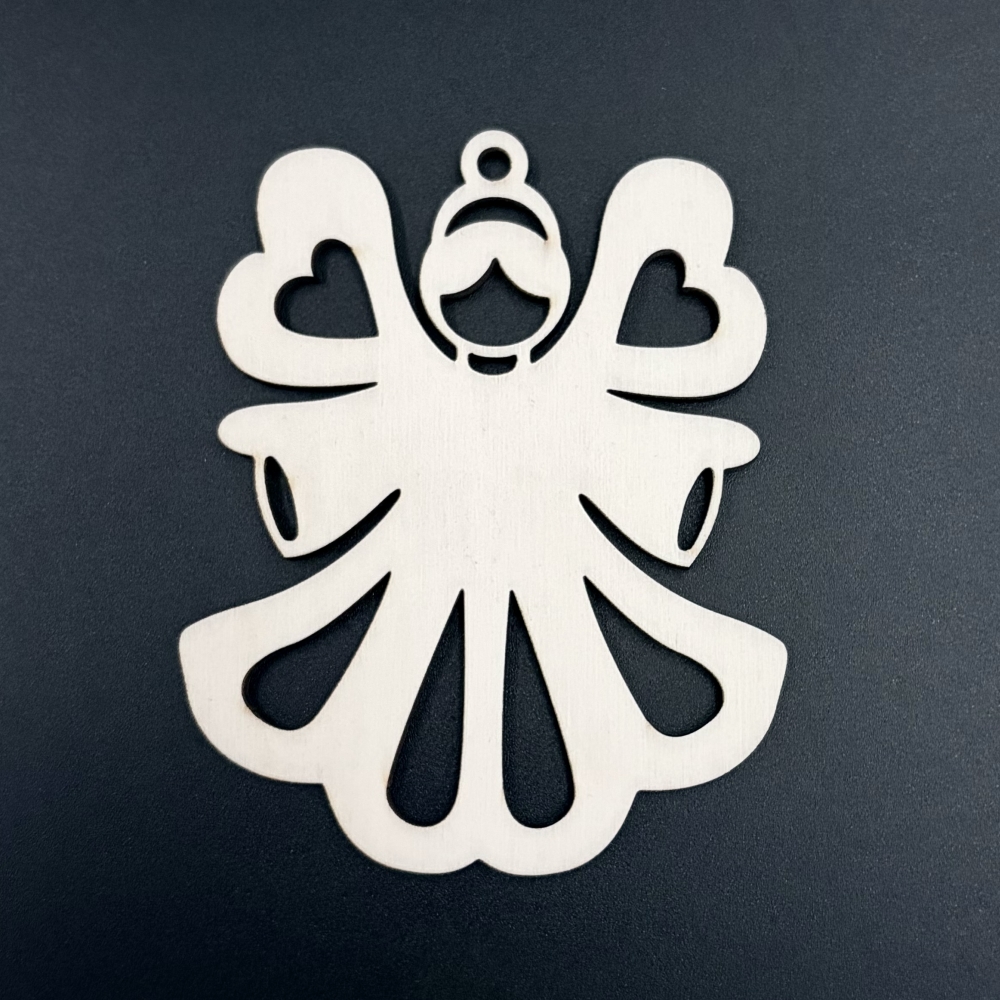 Set 10 Figurine de Craciun din Lemn 9 cm – Decoratiuni Diverse cu Cutie Cadou - Model 5