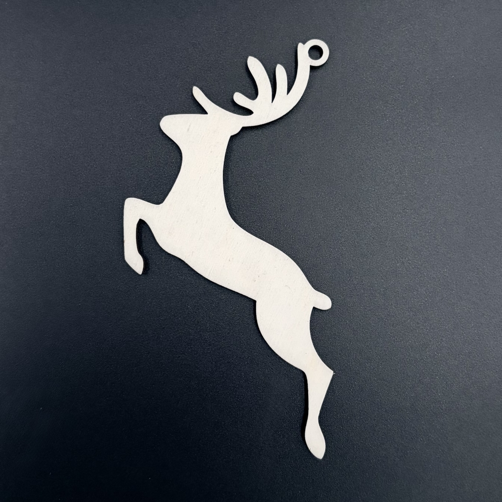 Set 10 Figurine de Craciun din Lemn 9 cm – Decoratiuni Diverse cu Cutie Cadou - Model 5