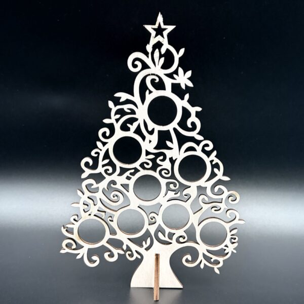 pom de Craciun din lemn 20 cm decoratiune